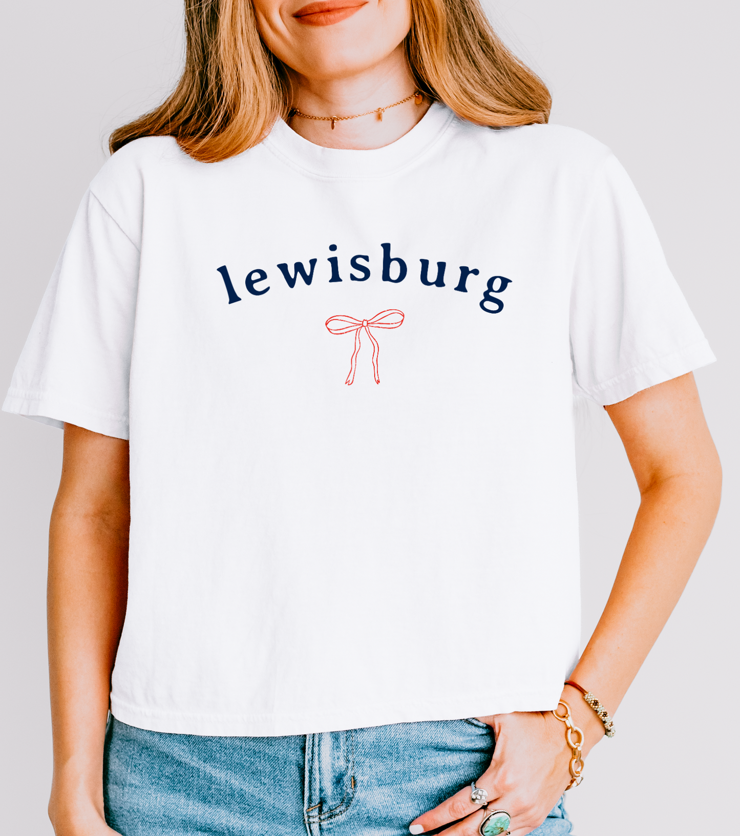 Lewisburg Patriots Bow Shirt / Adult Sizes - Lewisburg