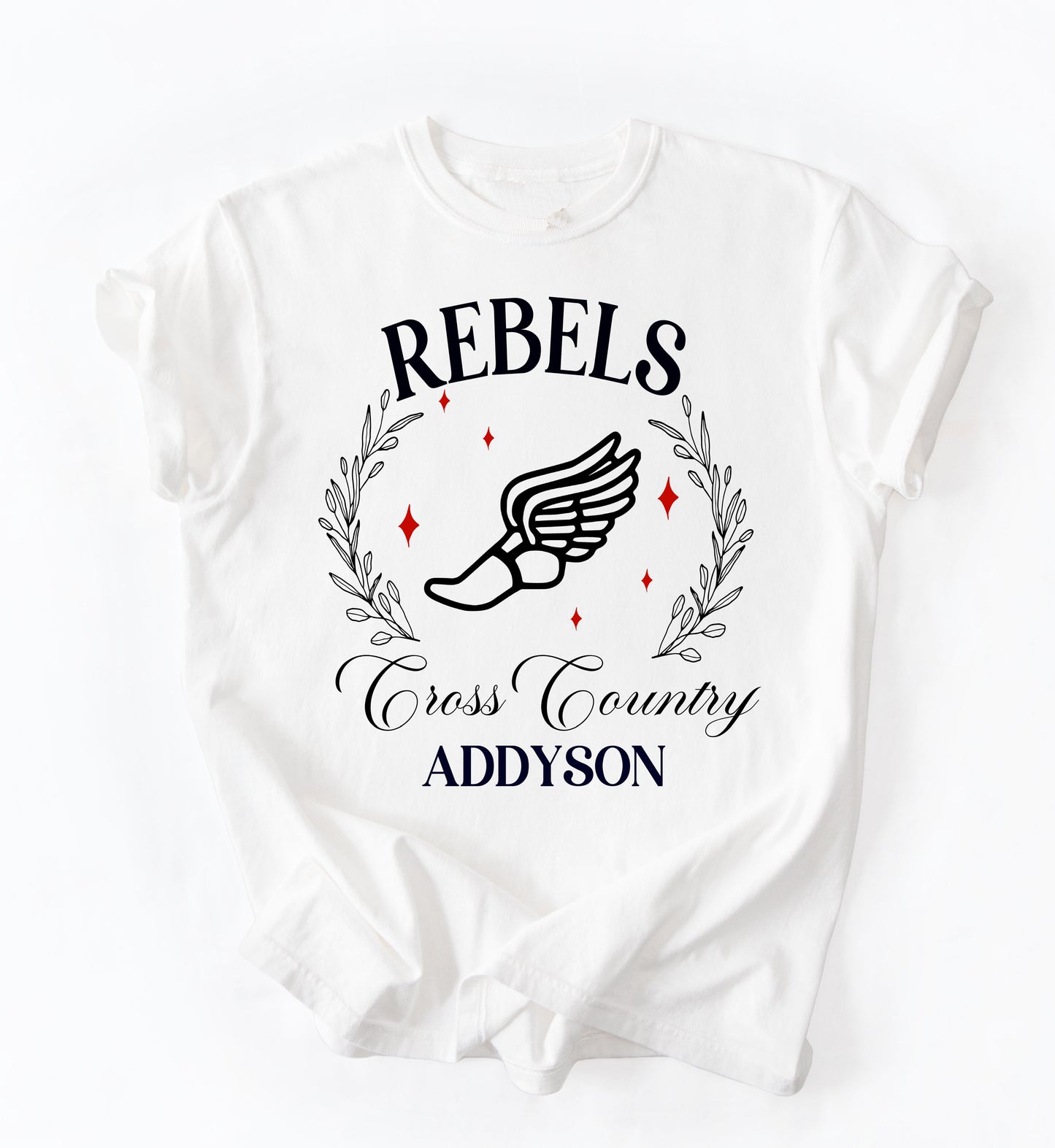 Zion Chapel Rebels Cross Country Shirt /Comfort Colors Brand