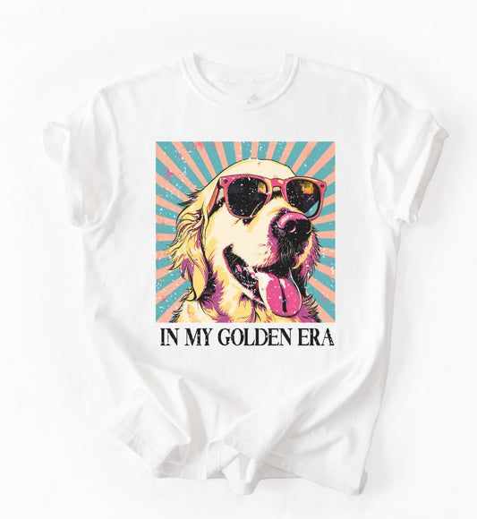 Comfort Colors or Bella Canvas - In My Golden Era - Golden Retriever Shirt/ Youth and Adult Sizes