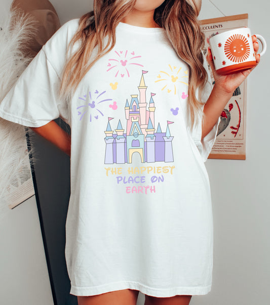 Happiest Place on Earth Shirt/ Magical Vacation Themed Shirt / Toddler, Youth, Adult Sizes/ Mommy and Me Vacation Tees
