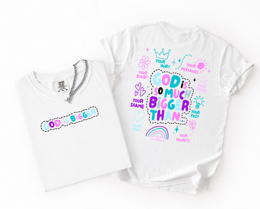 Comfort Colors God Is Bigger Shirt/ Youth and Adult Sizes