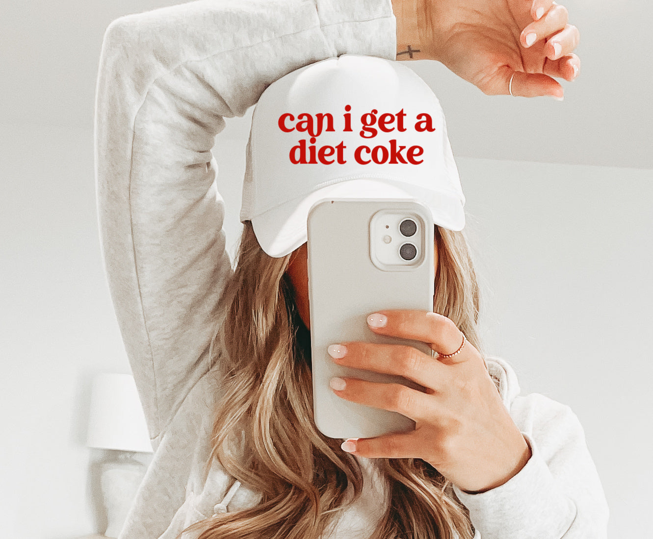 Can I Get A Diet Coke Trucker Hat/ Funny Gifts for Her / Otto Trucker Hat/  Girls Trip Hats/ Multiple Colors