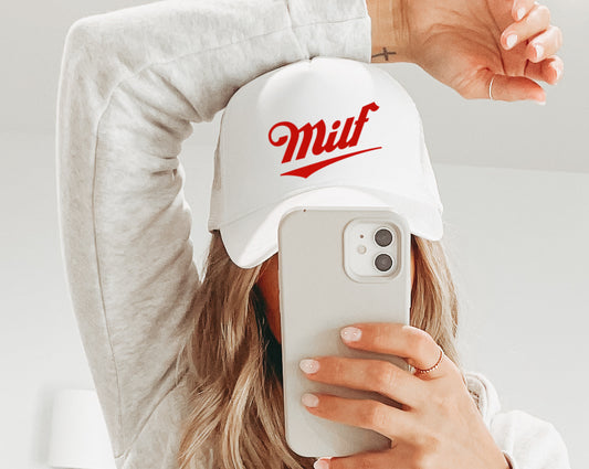 Milf Trucker Hat/ Funny Gifts for Her/ Mothers Day Gift