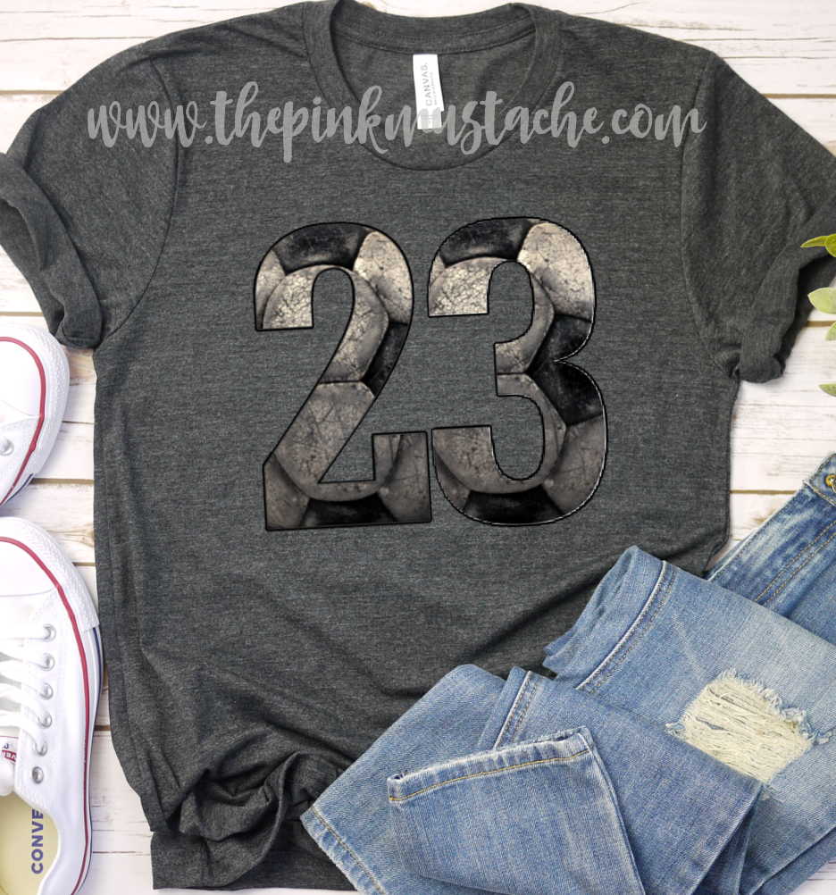 Custom Vintage Soccer Shirt - Soccer Mom Shirt with Number