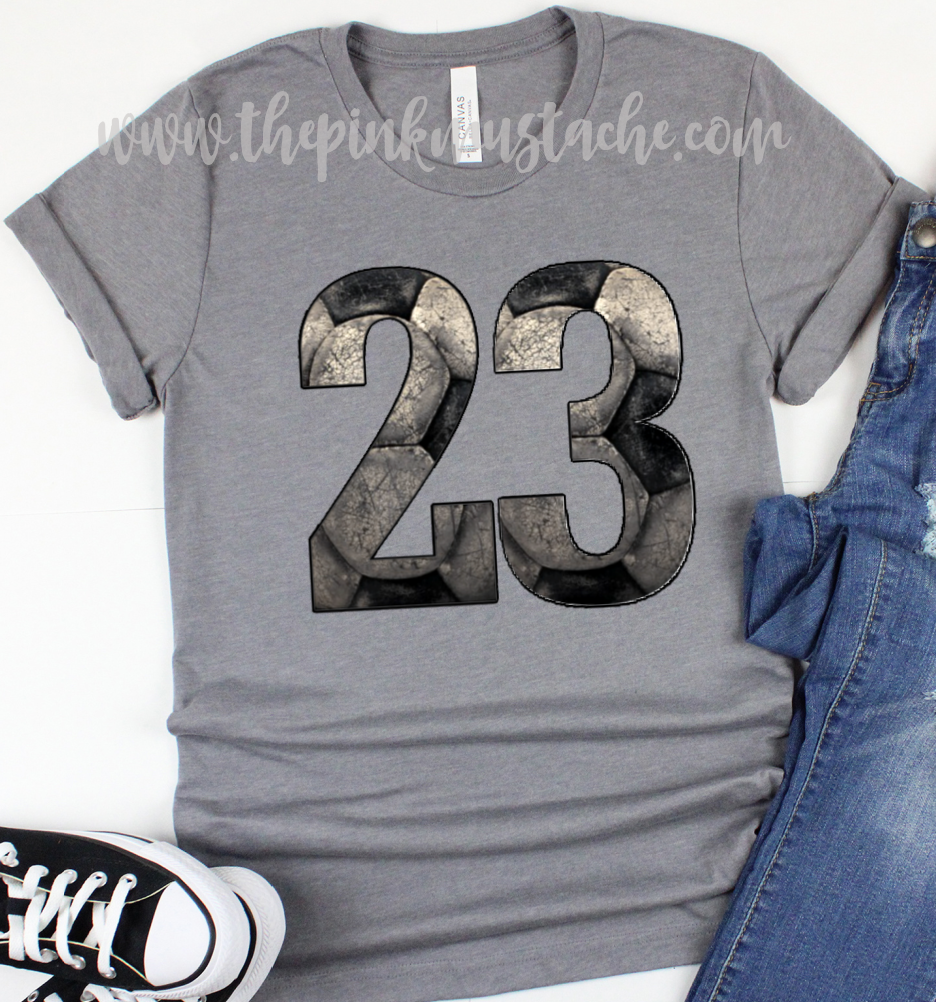 Custom Vintage Soccer Shirt - Soccer Mom Shirt with Number