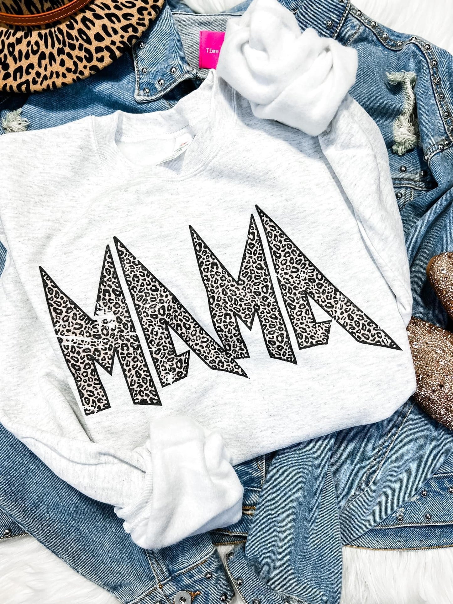Gildan Ash or Bella Canvas Mama Rocker Unisex Sweatshirts / Mom Sweatshirt