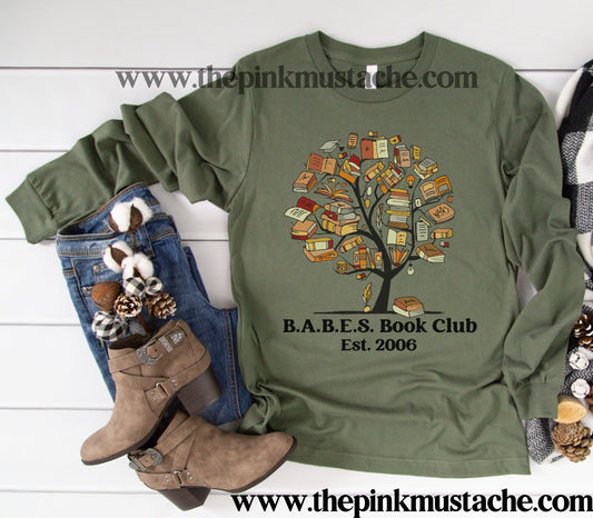 Long Sleeved B.A.B.E.S. Book Club - Soft Style Unisex Tees