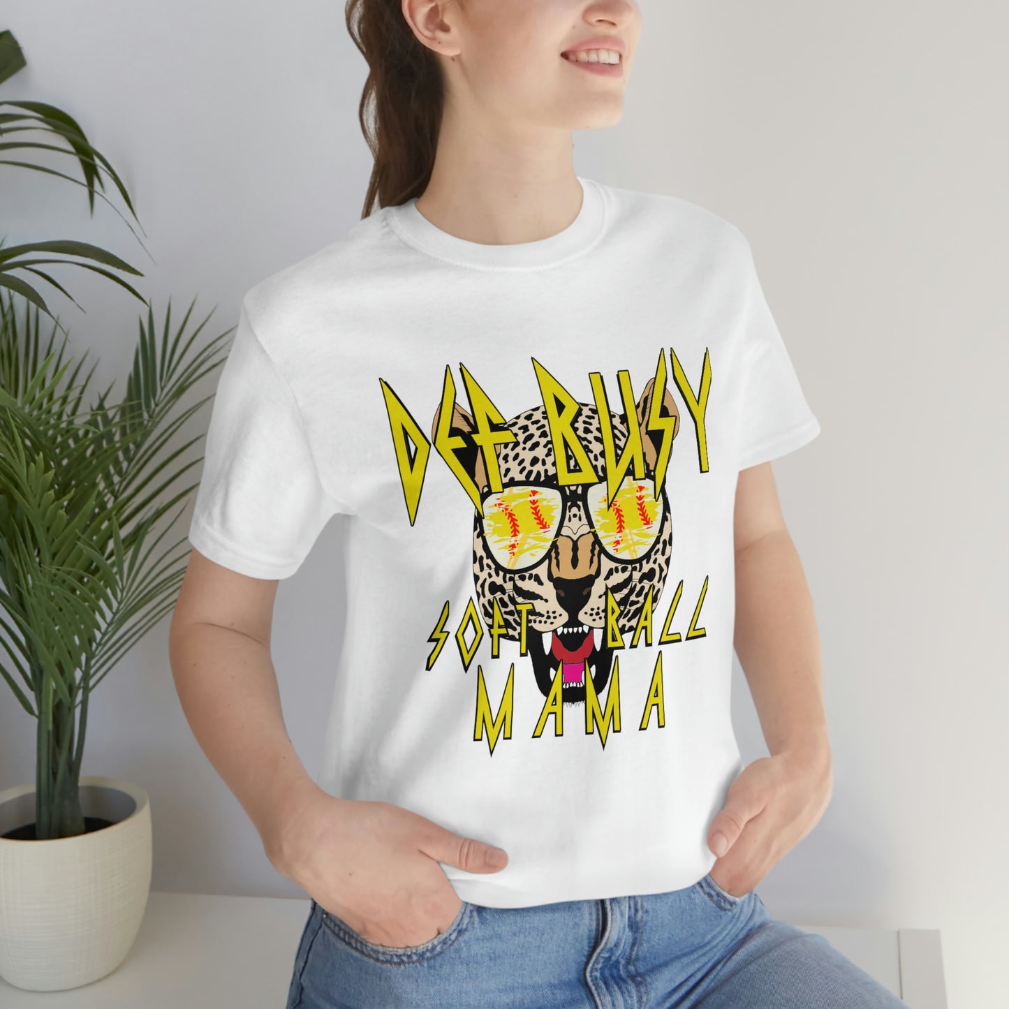 Def Busy Softball Mom - Soft Style Tee