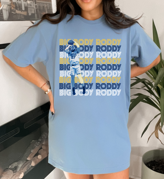 Comfort Colors or Bella Big Body Roddy Tee