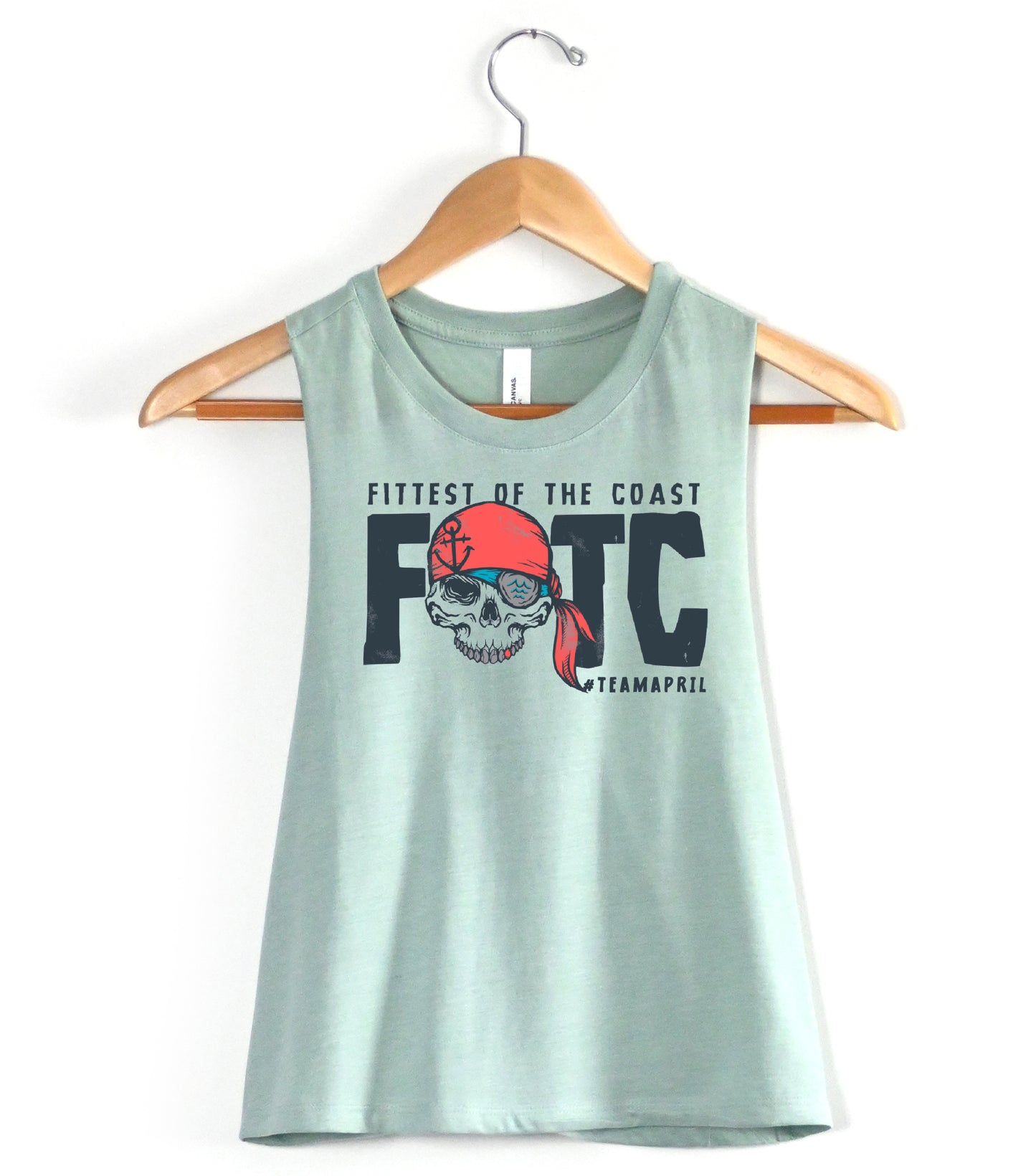 Cropped Tank Fittest of The Coast - Team April - Tank Top