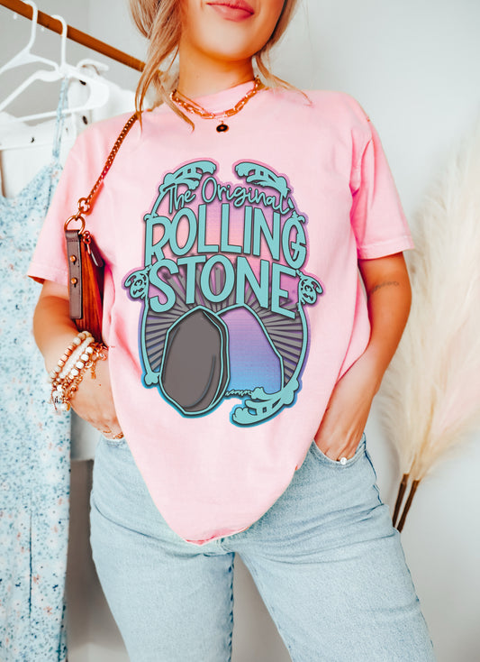 Comfort Colors The Original Rolling Stone Pink Tee/  Adult Sizes