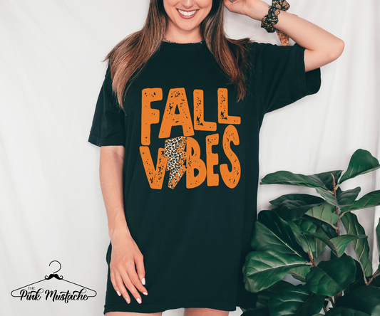 Bella Fall Vibes Halloween Tee/Halloween Fall Shirt/ Youth and Adult Shirts