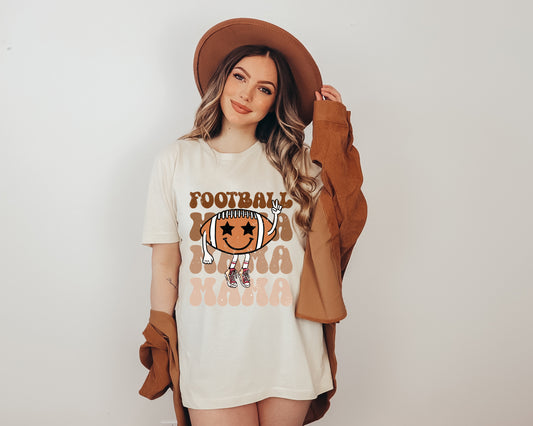 Football Mama Soft Style  T-Shirt / Football Mom Shirt / Bella Canvas Tee