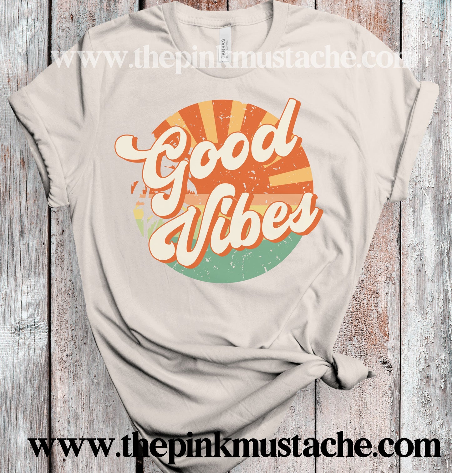 Good Vibes Softstyle Bella Tee / Fun Hippie Vibes Tee/ Youth and Adult Sizing Available