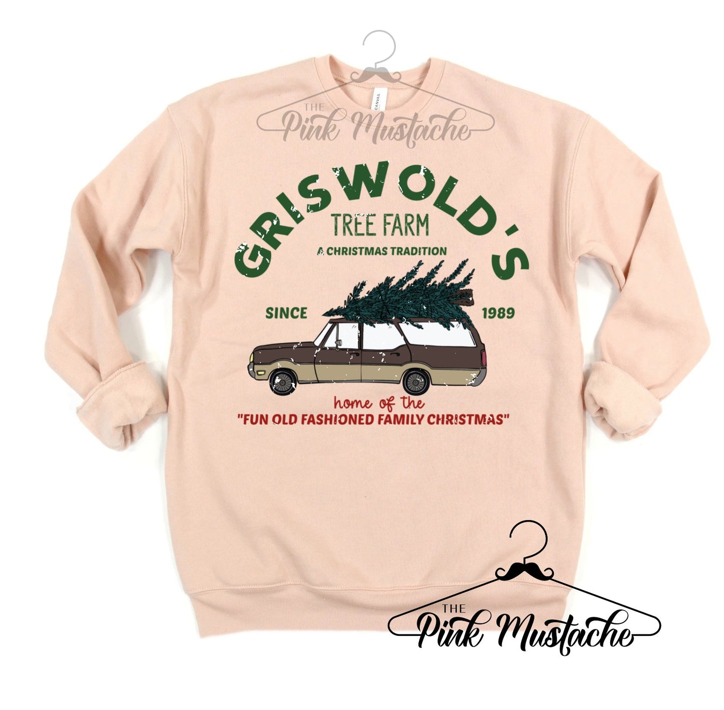 Bella Canvas Quality Sweatshirt Griswold's Tree Farm Family Tradition /Christmas Sweatshirt /  Adult Sizes Available