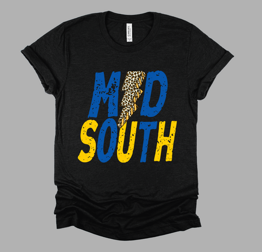 Soft Style Mid South Lightning Bolt Tee