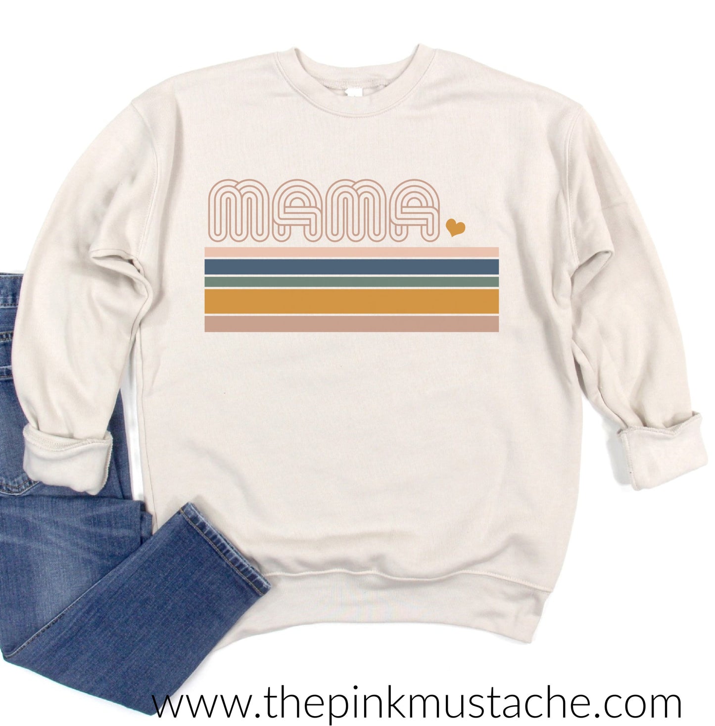 Softstyle Sweatshirt Mama Retro / Mother's Day Style / Gifts for Her