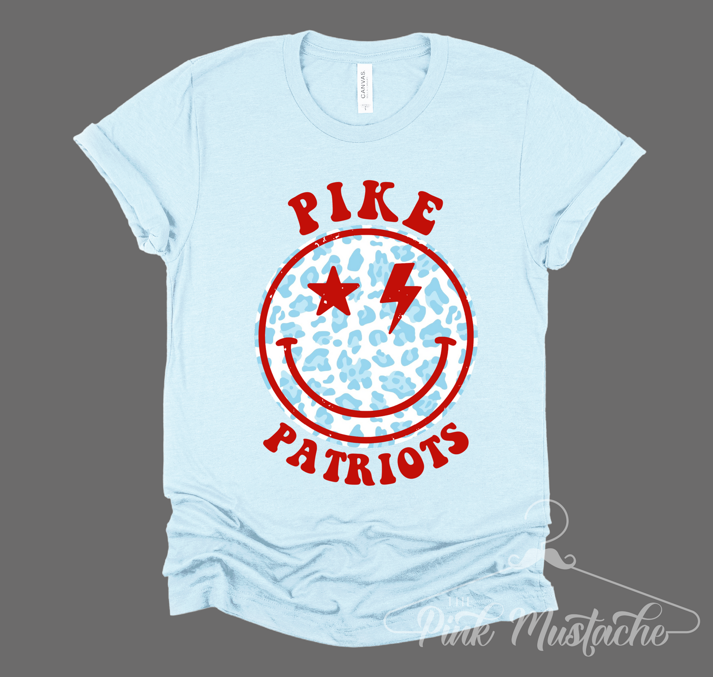 PIKE Patriots Distressed Smiley Unisex Shirt / Toddler, Youth, and Adult Sizes