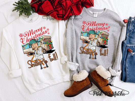 Merry Christmas Shitter's-Full Unisex Sweatshirt/ Christmas Sweater/ Christmas Vacation