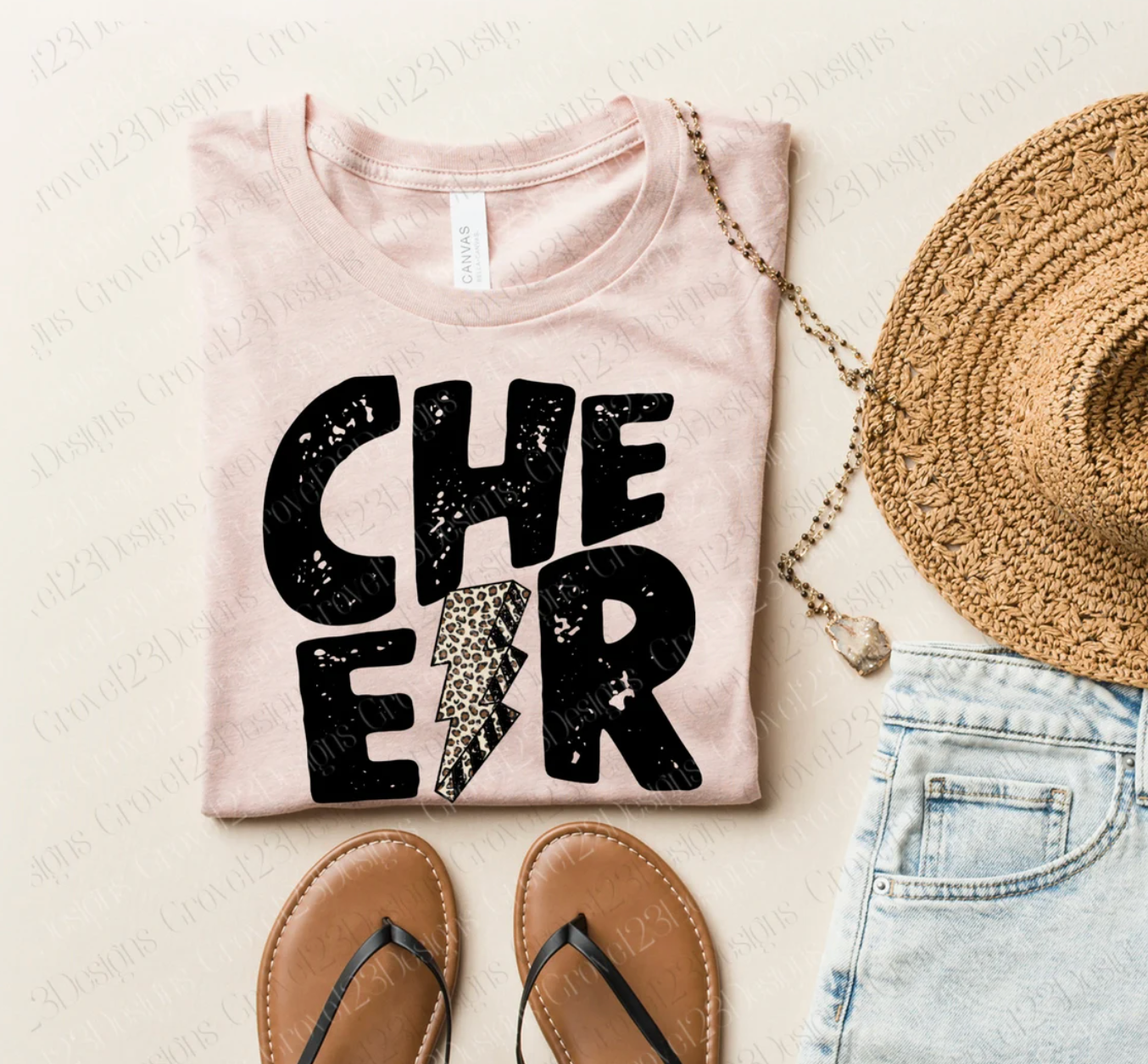 Soft Style Cheer Shirt / Cheer Tee/ Toddler, Youth, and Adult Sizes Tee