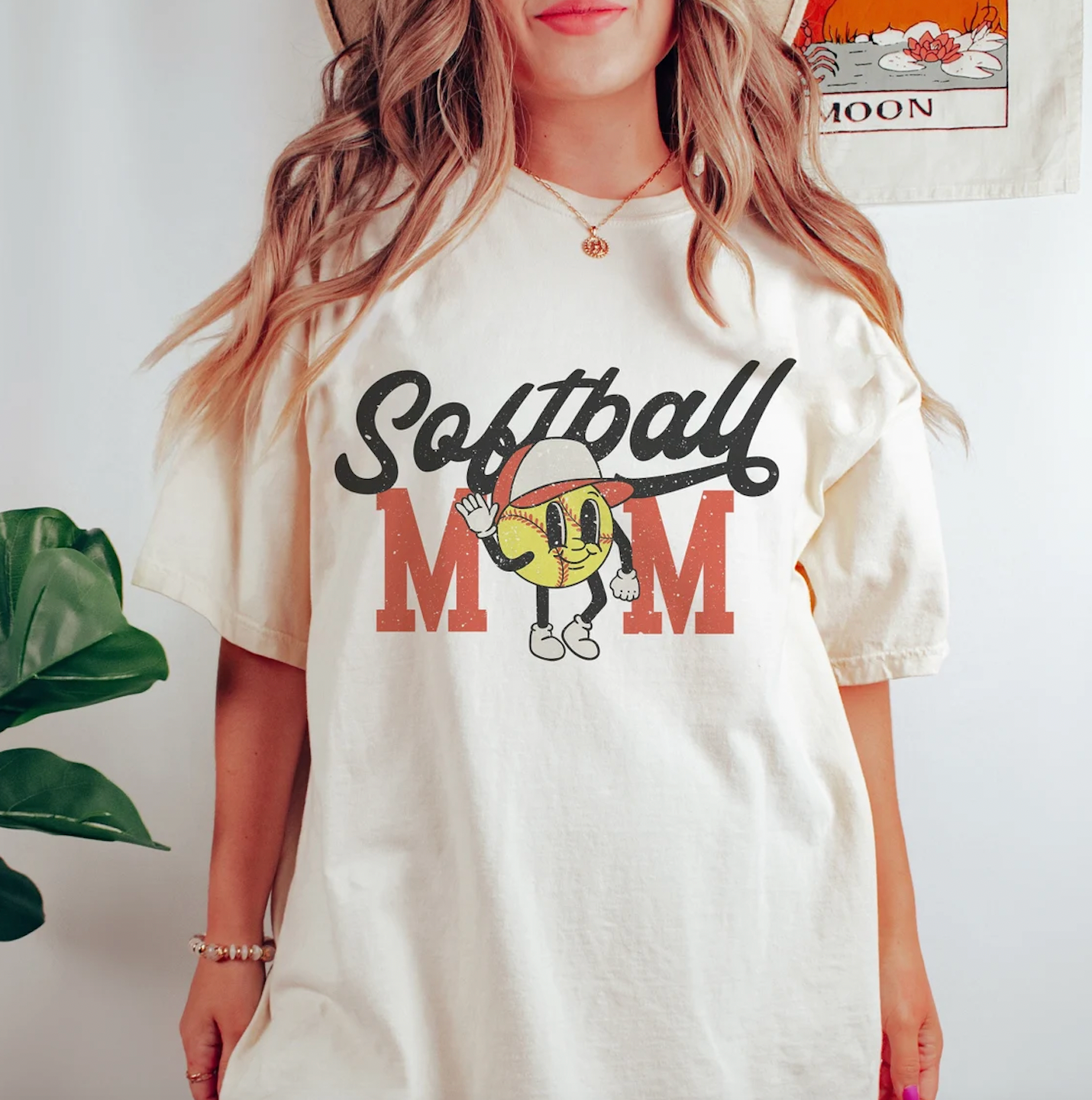 Soft Style Softball Mom Retro Tee - Unisex Adult Sized Tees