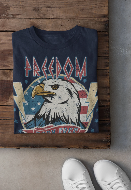 Freedom Tour USA Family Rocker Matching Shirts / Rocker Tees Memorial Day July 4th / Retro Style/ Toddler - Youth - Adult Sizing