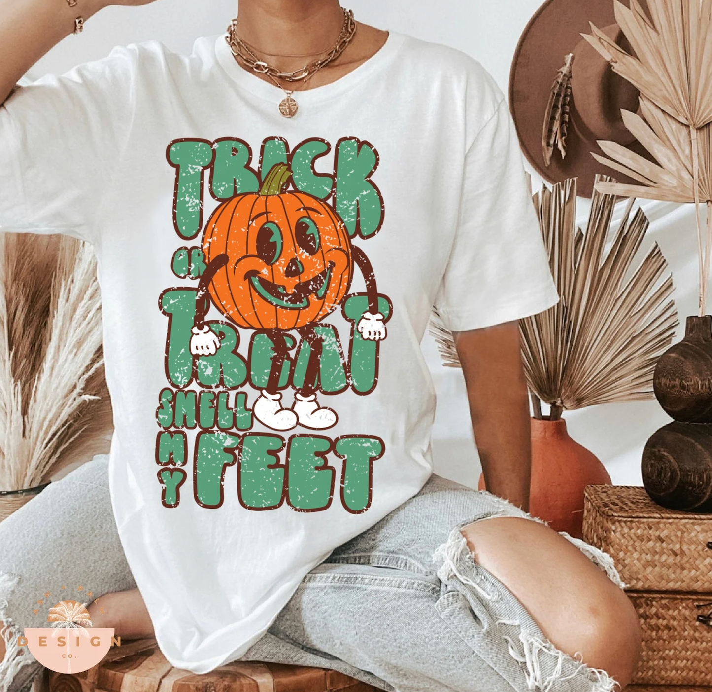 Trick or Treat - Smell My Feet - Matching Mommy and Me Halloween Shirts