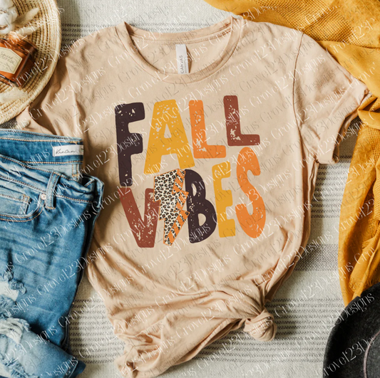Fall Vibes - Mommy and Me Shirts - FALL Tee/ Bella Canvas / Fall Layering Tee / Teachers Tee