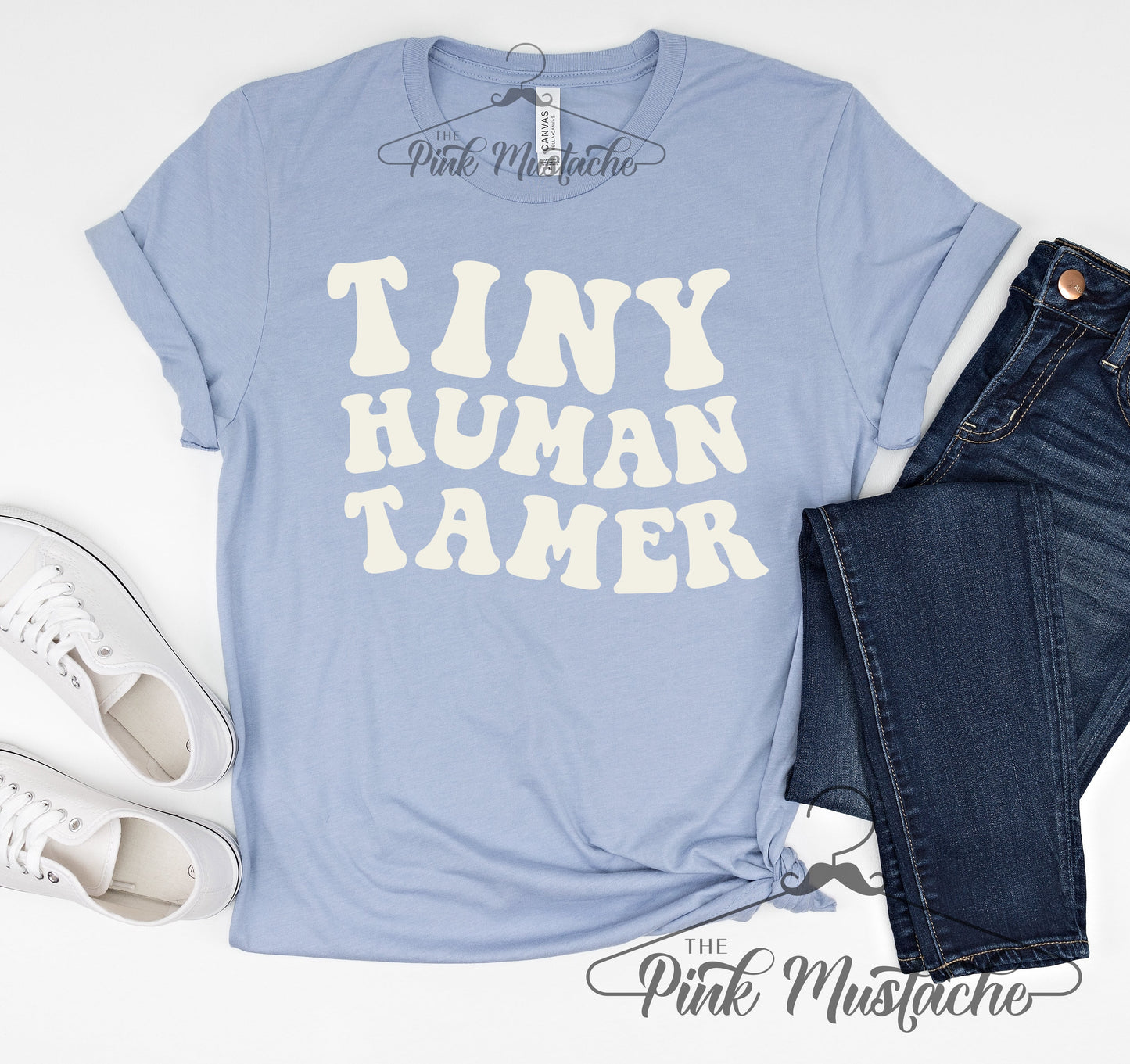 Tiny Human Tamer Funny T-Shirt / Funny Teacher Shirt / Funny Mom Shirt