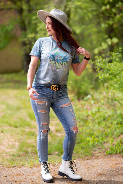 Distressed Rocker Tee