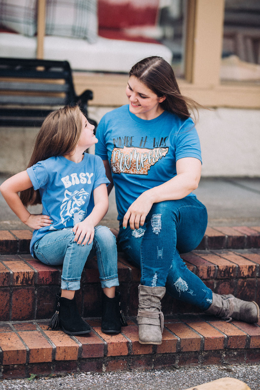 Royal Maybe It Was Memphis Tee /Vintage Country Style Shirt / Rocker Vintage Bella Tee