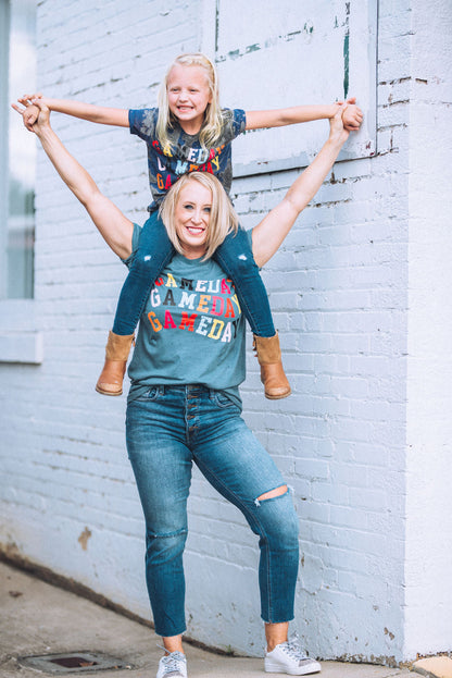 Swerve Game Day Vibes Tee / Bella Canvas / Football Shirt / Football Mom / Football Girlfriend