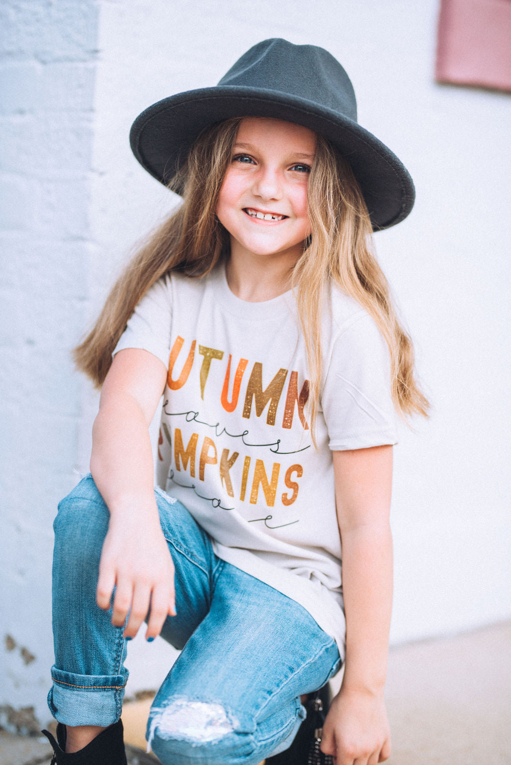 Autumn Leave Pumpkins Please- Mommy and Me Shirts - FALL Tee/ Bella Canvas / Fall Layering Tee / Teachers Tee