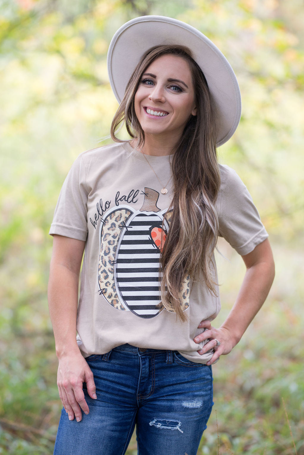 Hello Fall Tee/ Hello Fall Shirts Youth and Adult Shirts /Fall Style