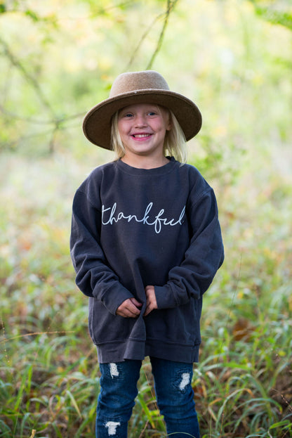 Thankful Sweatshirt - Youth and Adult Sizes Available