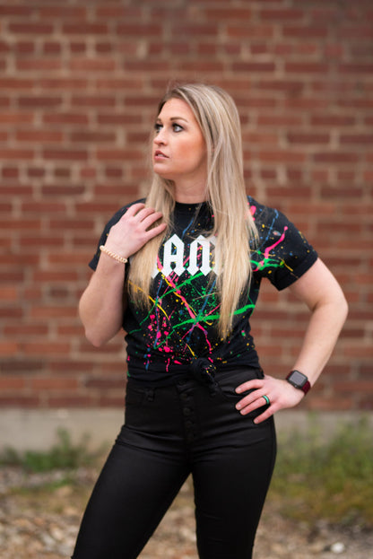 Mama Splatter Grunge Rocker Tee/ Mama Unisex Tee