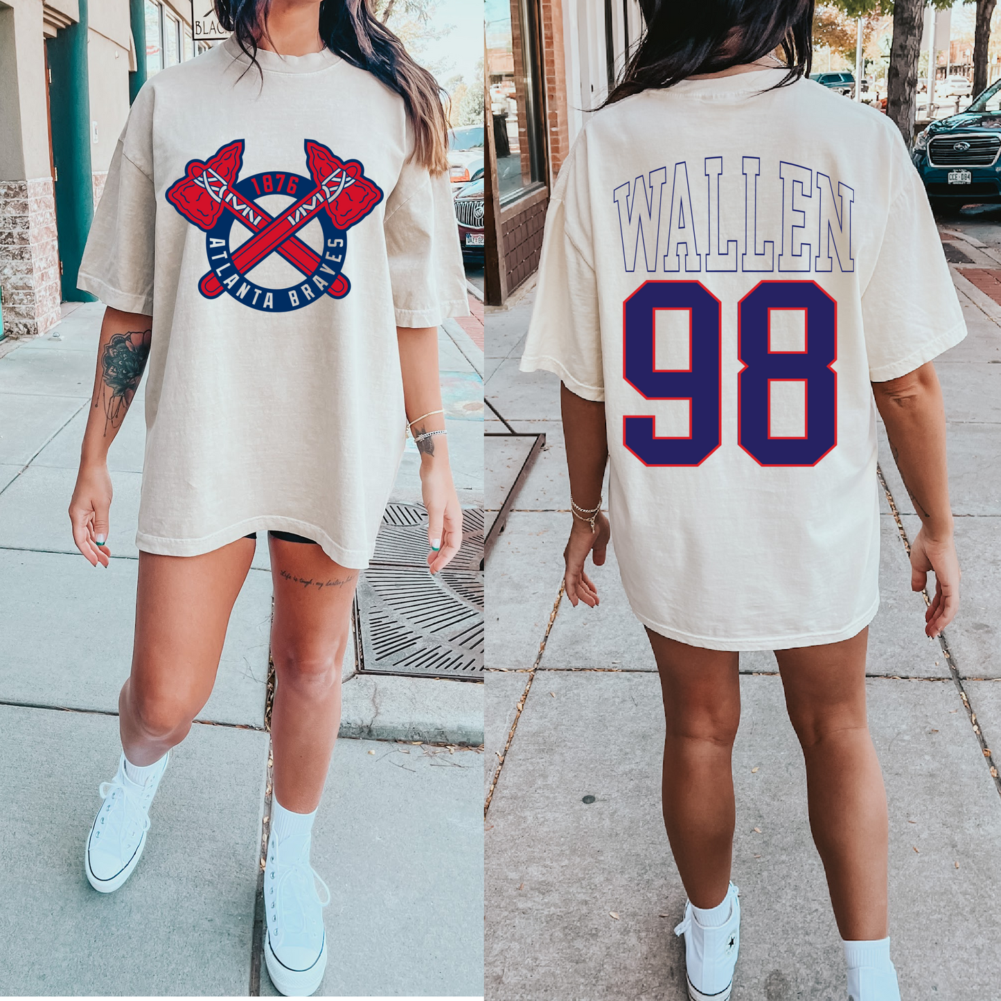 Limited Release - '98 Braves Tee/ Youth and Adult Sizes Youth S