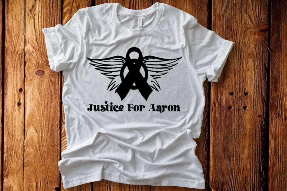 Soft Style Justice For Aaron Tee/ Unisex Sized