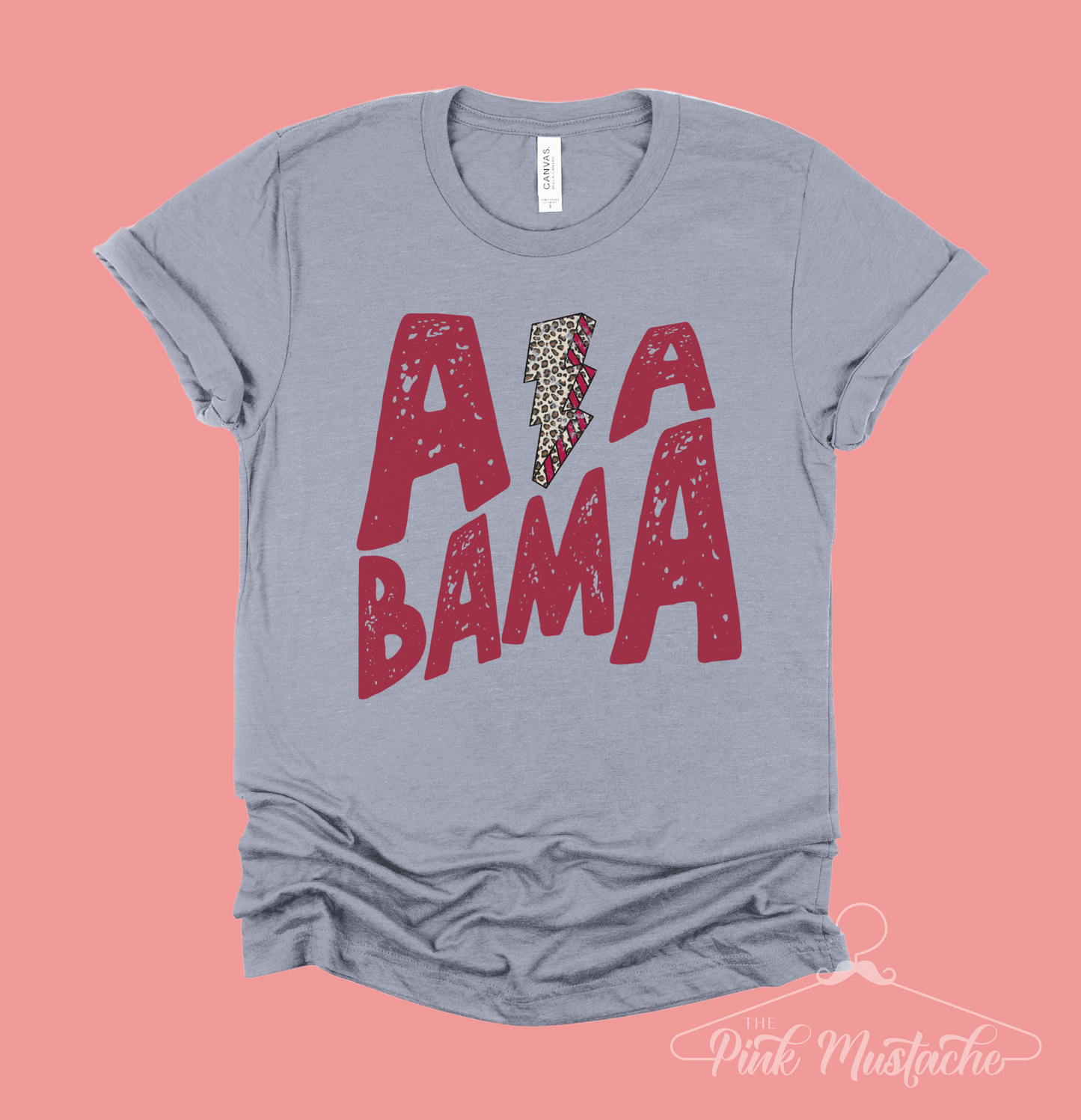 Alabama Unisex Soft Style Tee / Lightning Bolt State Shirt