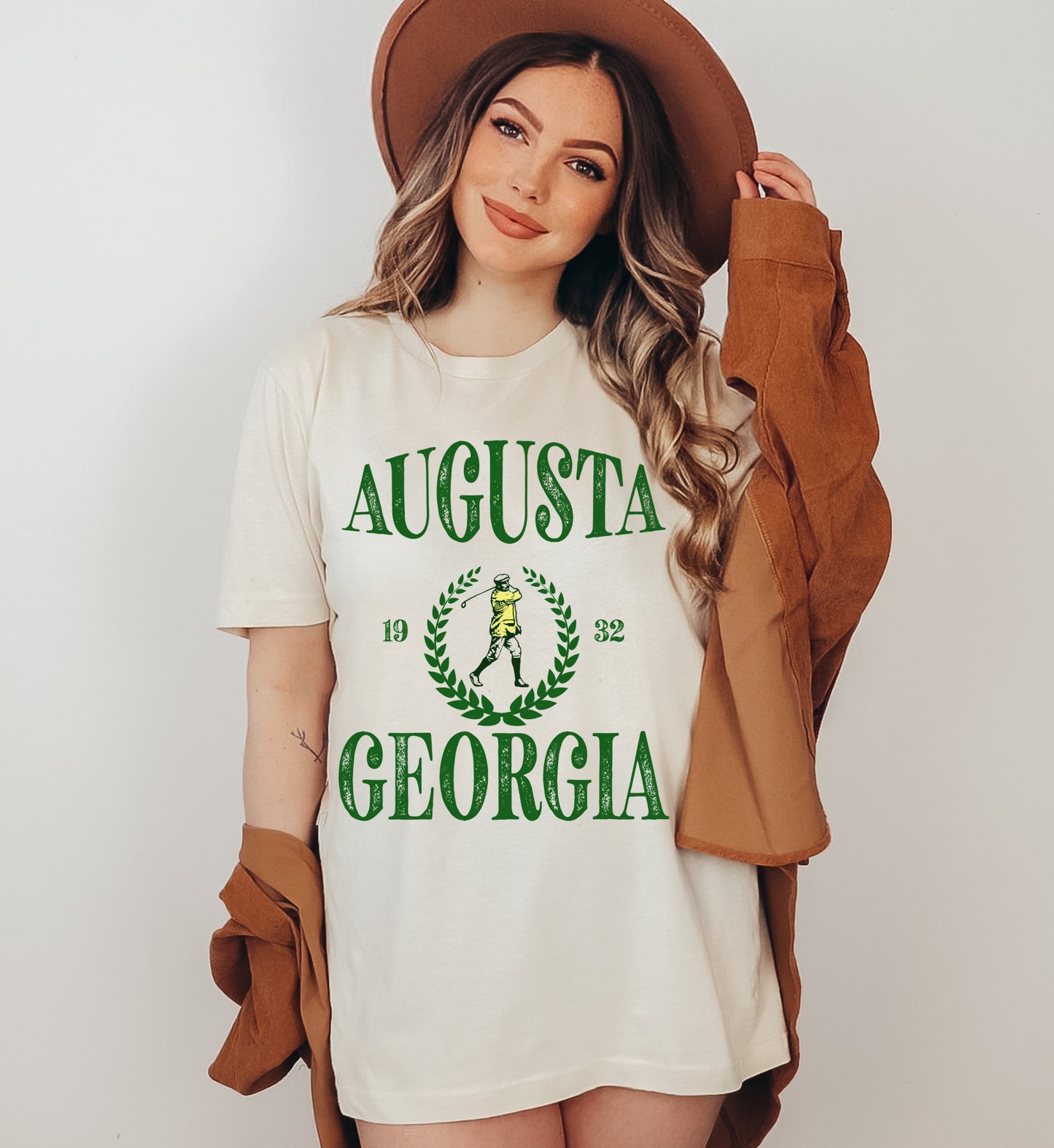 Augusta Georgia Golf Tee/ Bella or Comfort Colors Options