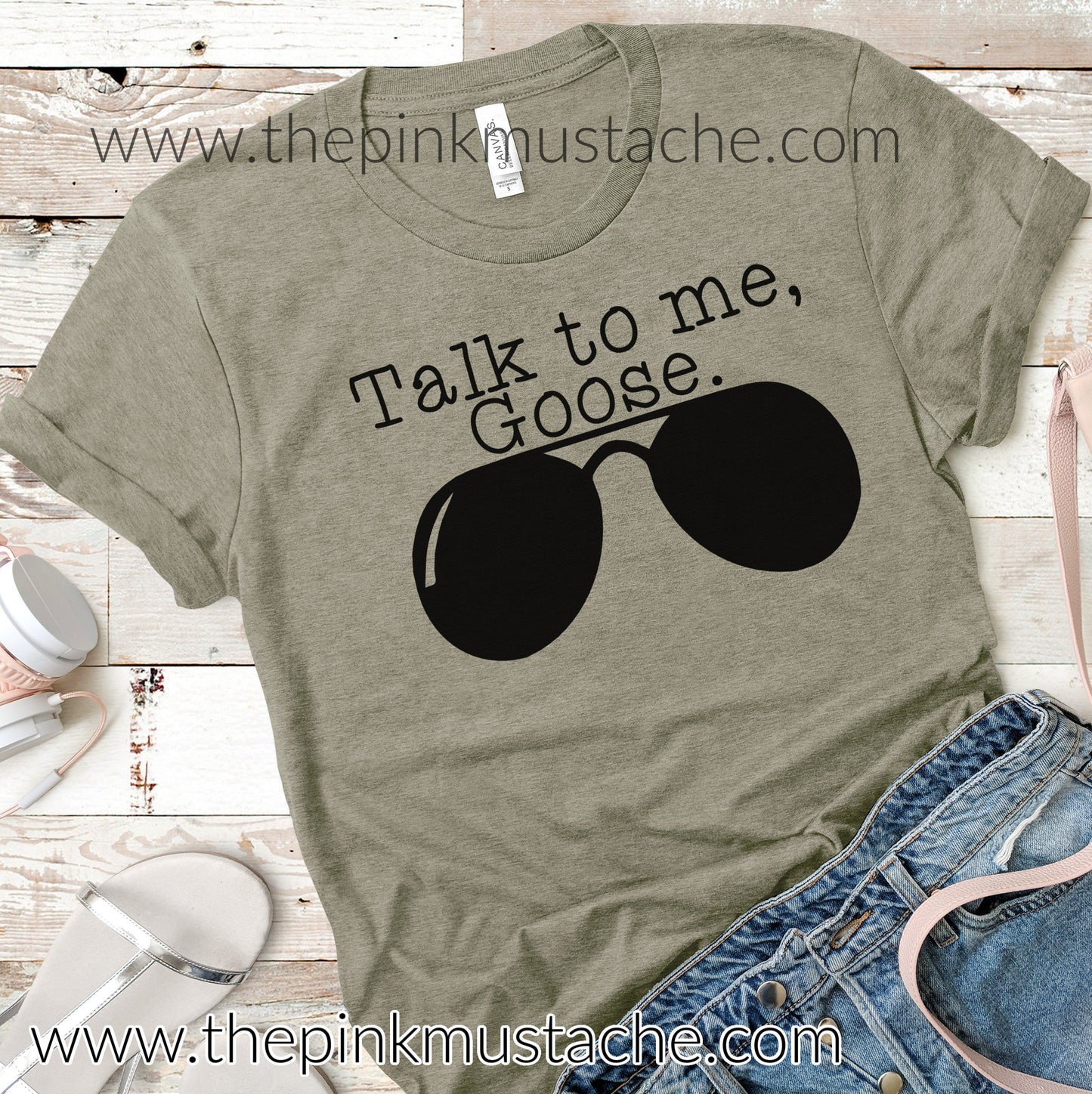 Talk To Me Goose T-Shirt  / Top Gun Inspired Tee / Maverick Goose / Aviators Tee - Top Gun 2 Inspired