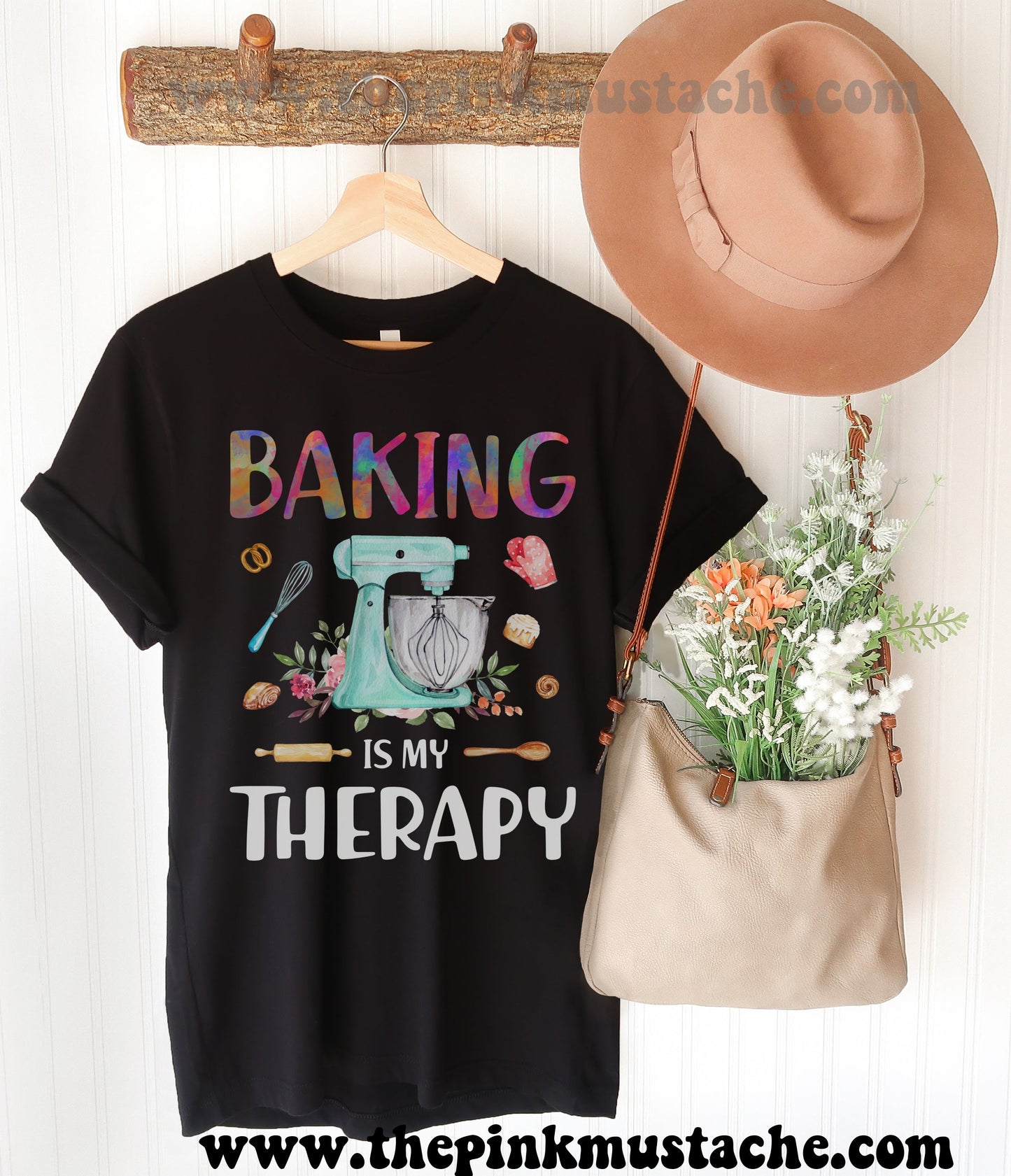 Baking Is My Therapy Tee/ Unisex Softstyle Shirt