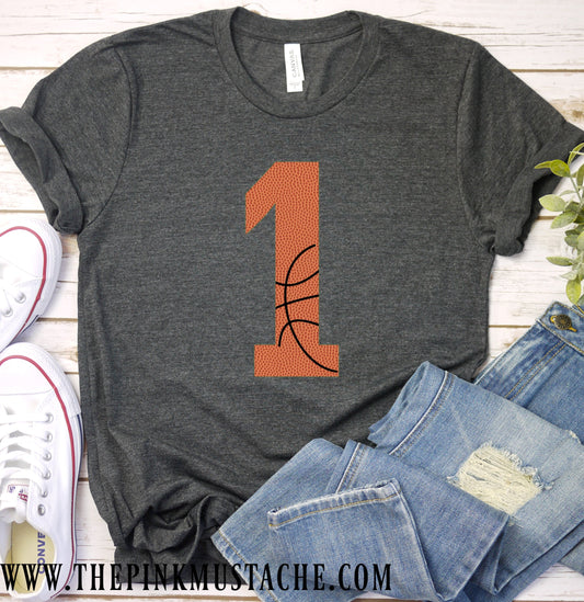 Custom Vintage Basketball Shirt - Basketball Mom Shirt with Number