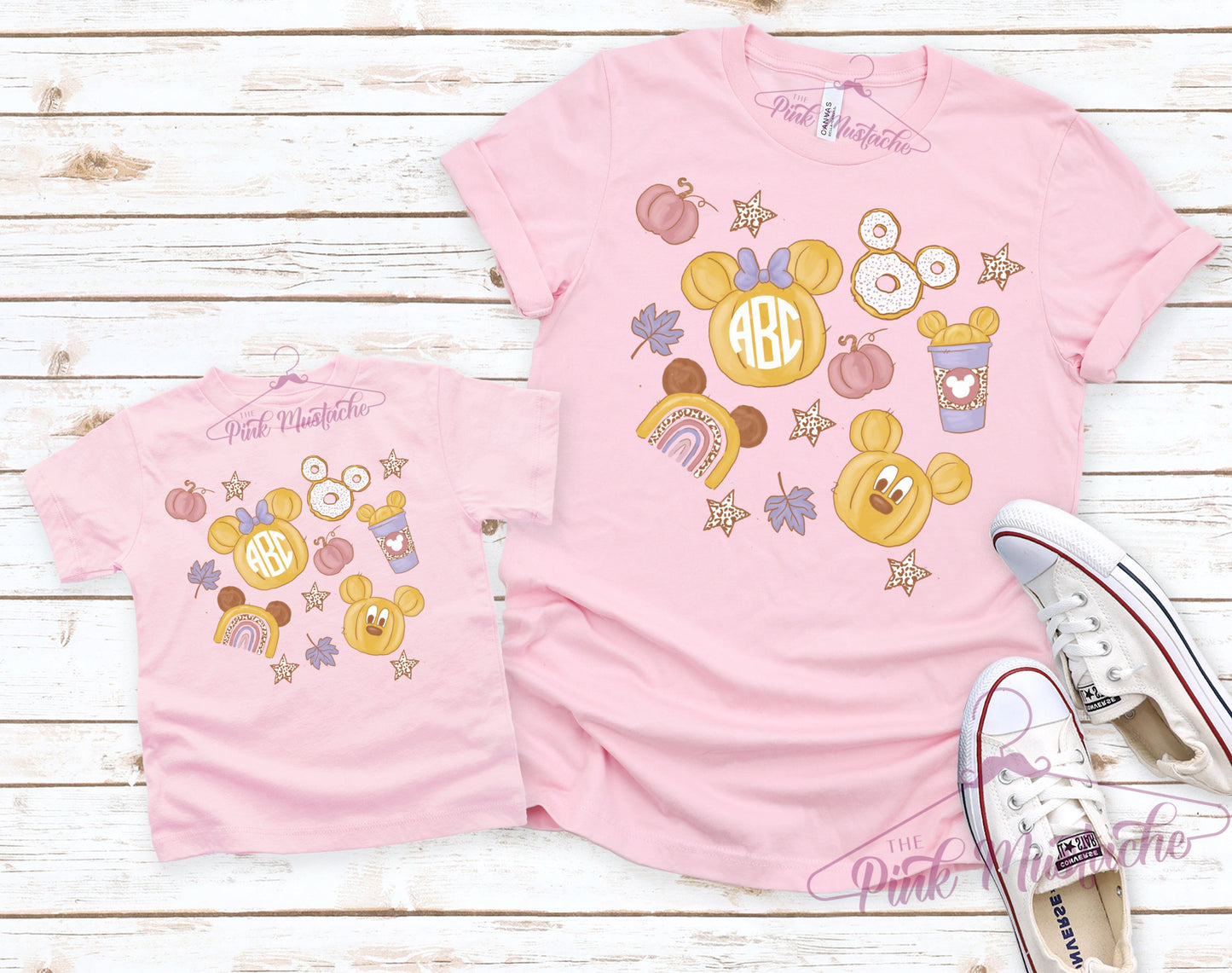 Mommy and Me Monogrammed Fall Matching Family Magical Inspired Tees / Best Day Ever/ Magical Tees/ Pumpkin Tees