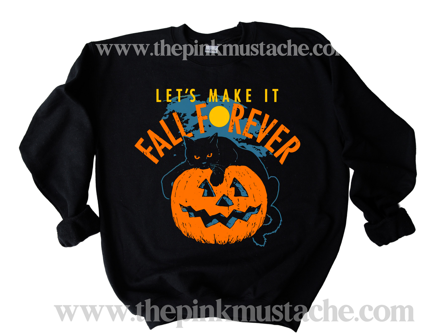 Comfort Colors, Gildan, or Bella Canvas Let's Make Fall Forever -  Halloween Sweatshirt  - Youth and Adult Sizes