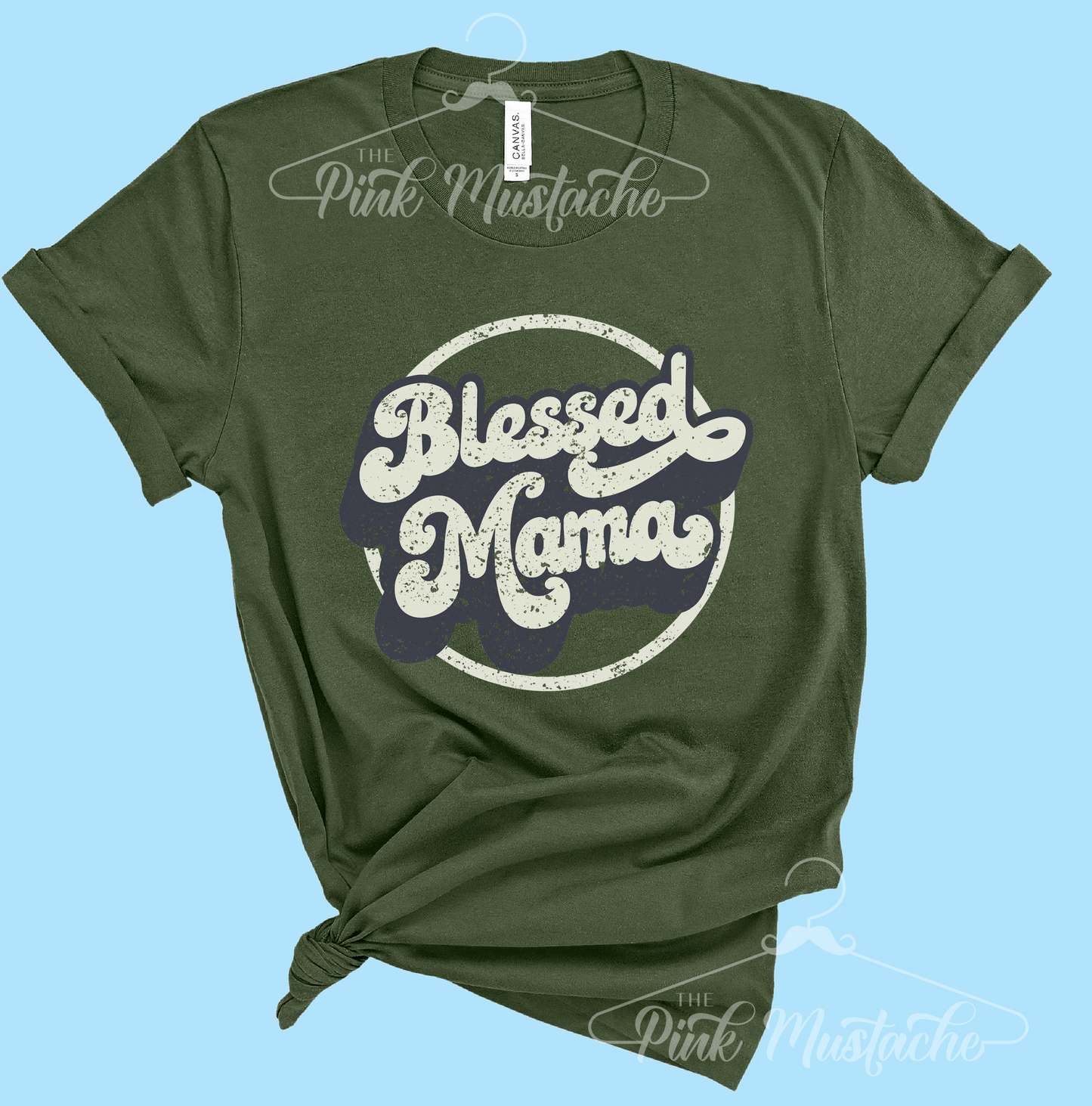 Soft style Blessed Mama Retro Tee / Mother's Day Style / Gifts for Her