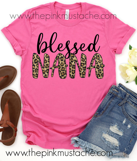 Blessed Nana Tee / Blessed Nana Shirt / Bella Canvas / Mother's Day Tee