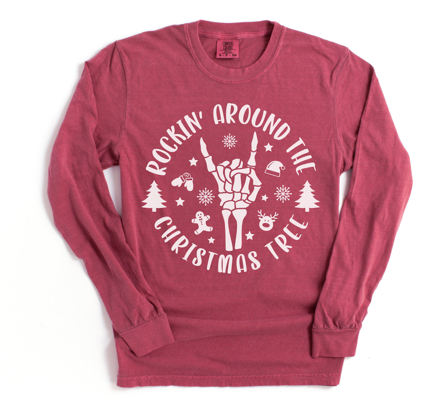 Gildan, Bella, or Comfort Colors Rockin' Around The Christmas Tree Tee/ Super Cute Christmas Shirt