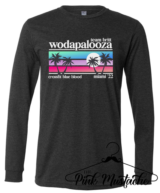 Long Sleeved Team Britt- CFBB Wodapalooza Unisex Tee / Soft. Style Tee/ Toddler Youth and Adult Sizes