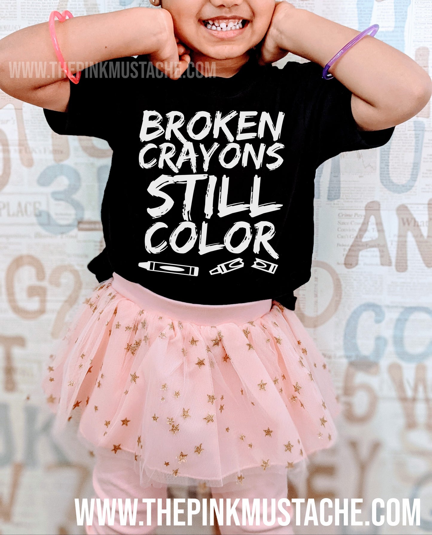 Broken Crayons Still Color Toddler, Youth, and Adult Matching Tees /Bella Canvas Youth and Adult Sizing Available/ All Sizes Available